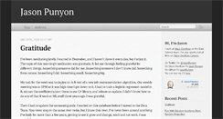 Desktop Screenshot of jasonpunyon.com