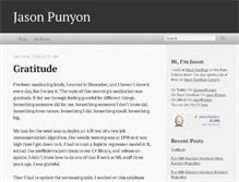 Tablet Screenshot of jasonpunyon.com